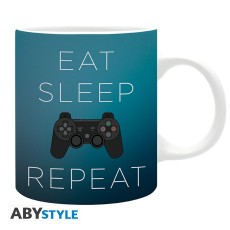 ABYstyle PlayStation Ceramic Mug 320ml - Eat Sleep Repeat