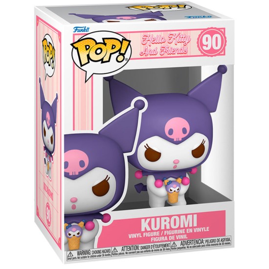 Funko POP! Hello Kitty and Friends Figure 9cm - Kuromi (90) - Vinila figūriņa