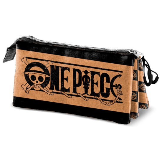 Karactermania One Piece Plus Chess triple Pencil Case 23 x 10 x 5cm - Penālis ar trīs nodalījumiem