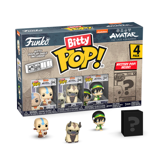 Funko POP! Avatar The Last Airbender Bitty Figures 2.5 cm (4 pcs.) - Series 4 - Komplekts vinila figūriņas