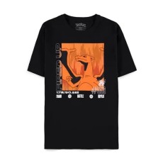 Difuzed Pokemon Pikachu Charizard Short Sleeved T-shirt - XS size - Men's cotton T-shirt