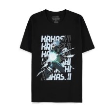 Difuzed Naruto Shippuden Short Sleeved T-shirt - S size / Black - Men's cotton T-shirt