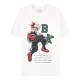 Difuzed My Hero Academia White Bakugo Quote Short Sleeved T-shirt - XS izmērs / Balts - Vīriešu kokvilnas T-krekls