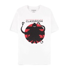 Difuzed Assassination Classroom Short Sleeved T-shirt - S size / White - Men's cotton T-shirt