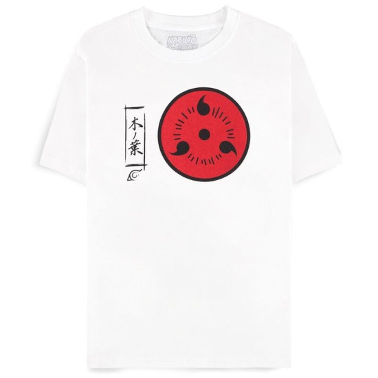 Difuzed Naruto Shippuden Sasuke Symbol T-shirt - XS izmērs - Sieviešu kokvilnas T-krekls