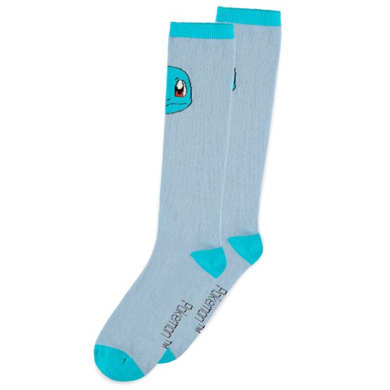 Difuzed Pokemon Squirtle Socks (1 Pack) Size 39-42 - Garās zeķes 1 pāris