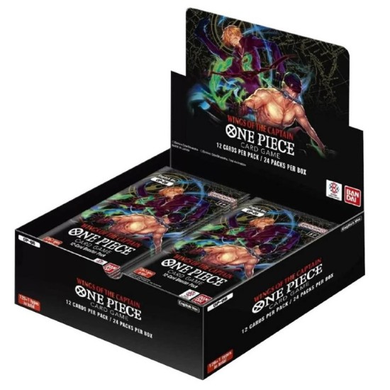 Bandai One Piece Super Card Game TCG Trading Cards - Wings of the Captain Booster Box OP-06 (EN) - Kāršu spēle