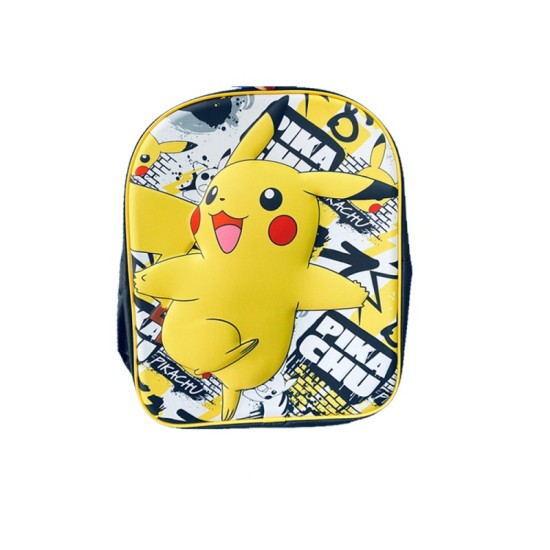 Difuzed Pokemon Happy Pikachu Backpack 40cm - Mugursoma