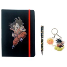 CYP Brands Dragon Ball Notebook / Pen / Keychain Set - Komplekts klade / pildspalva / piekariņš