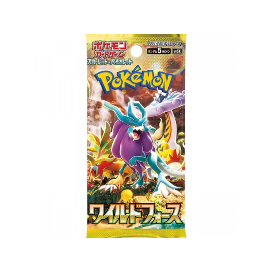 Pokemon Super Card Game TCG Trading Cards - Scarlet & Violet: Expansion Pack: Wild Force Booster Box JP - Kāršu spēle