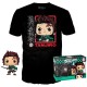 Funko POP! Demon Slayer Kitmesu no Yaiba T-Shirt (M-size) / Figure 9cm Set - Tanjiro - Komplekts T-krekls / figūriņa