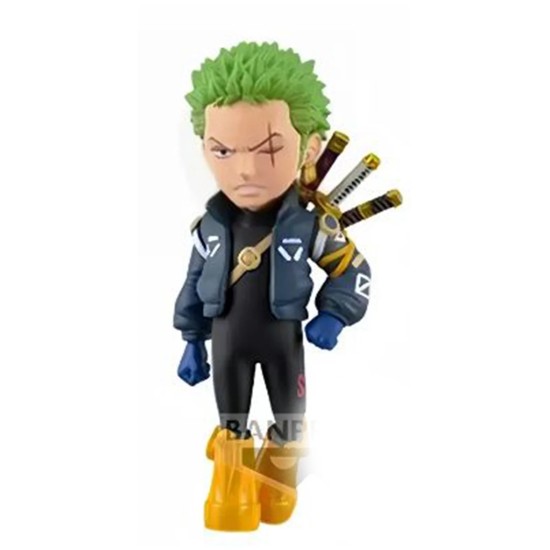 Banpresto One Piece World Collectable EggHead 2 Assorted Figure 7cm - Roronoa Zoro - Plastmasas figūriņa