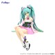 Furyu Hatsune Miku Noodle Stopper Ver. Pink Color Figure 14cm - Miku Flower Fairy Morning Glory - Plastmasas figūriņa