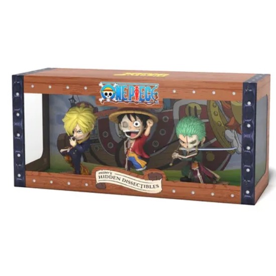 Mighty Jaxx One Piece Series 1 (Freeny's Hidden Dissectibles) Trios Figure (3.pcs) - Plastmasas figūriņa