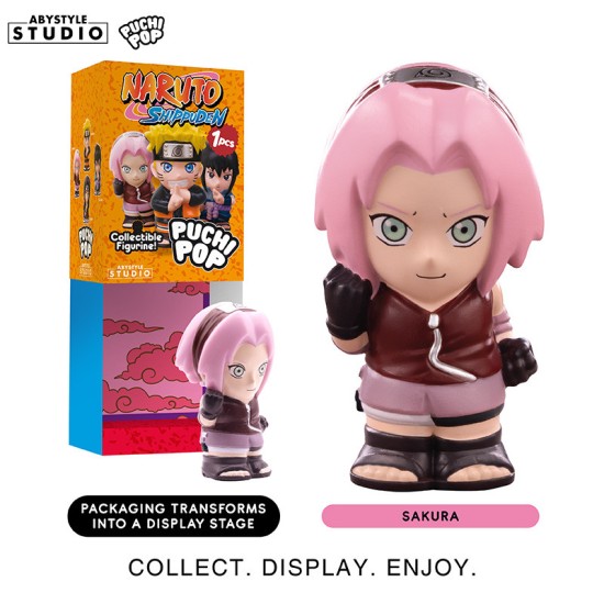 ABYstyle Naruto Shippuden PuchiPop Soft Vinyl Blind Box Figure 5cm (1.pcs) - Plastmasas figūriņa