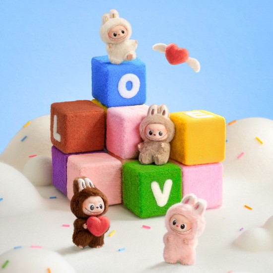 Pop Mart The Monsters Pin for Love series (A-M) Plush Toy Blind Box