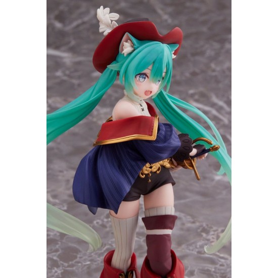 Taito Prize Hatsune Miku Wonderland Puss in Boots Figure 18cm - Hatsune Miku (with bonus) - Hatsune Miku Cute - Plastic figure