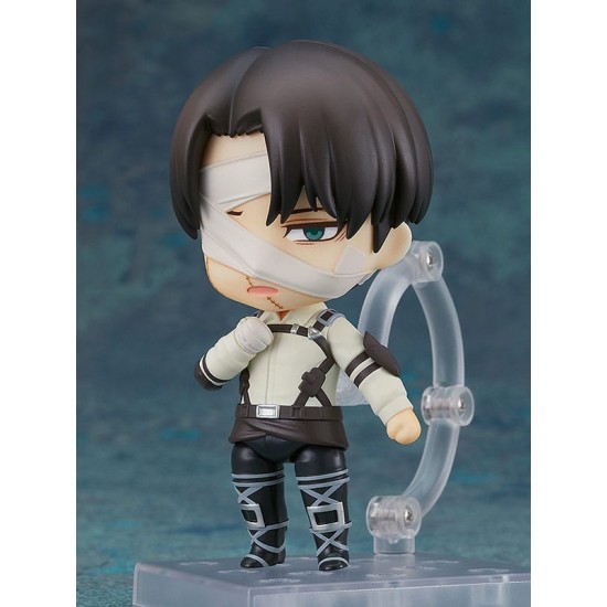 Good Smile Company Attack on Titan: The Final Season Nendoroid Action Figure 10cm - Levi Ackerman - Plastic figure