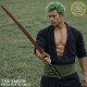 One Piece Wooden Katana with Sheath and Stand Zoro's Shuusui Sword 101cm - Koka Katana ar Makstu un Statīvu (Zobens)