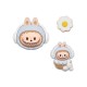 Pop Mart Pop Bean Fluffy & Cozy Series-Decorative Blind Box Charm - Piekarināms aksesuārs / Somas piekariņš