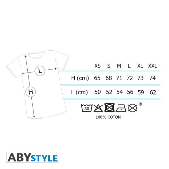 ABYstyle My Hero Academia Bakugo T-shirt - XS izmērs / Zaļš - Vīriešu kokvilnas T-krekls