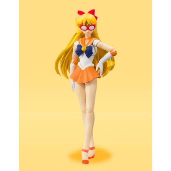 Tamashii Nations Sailor Moon S.H. Figuarts Action Figure Animation Color Edition 14cm - Sailor Venus - Plastmasas figūriņa