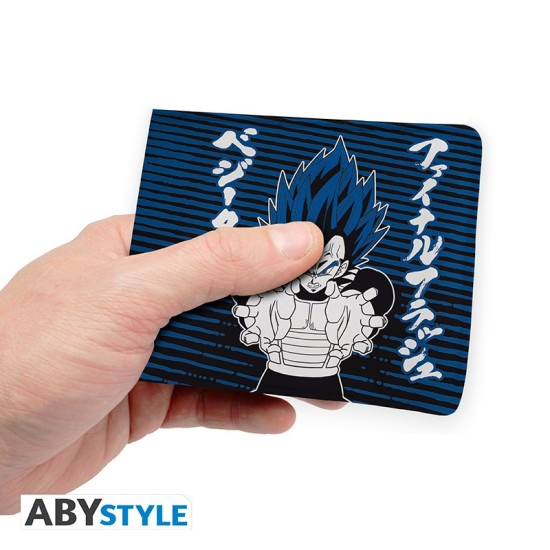 ABYstyle Dragon Ball Super Wallet 9.5 x 11cm - Vegeta Royal Blue - Naudas maks