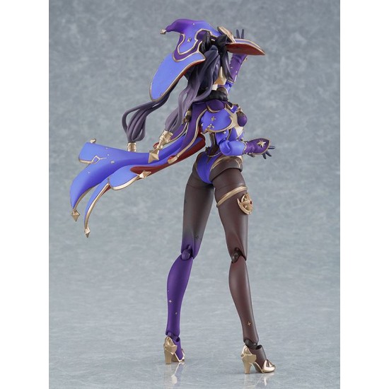 Good Smile Company Genshin Impact Figma Action Ver. Mirror Reflection of Doom Figure 15cm - Mona - Plastmasas figūriņa