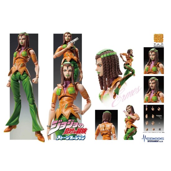 Medicos Entertainment Jojo's Bizarre Adventure Part 3 Super Action Chozokado Figure 15cm - E Costello - Plastmasas figūriņa