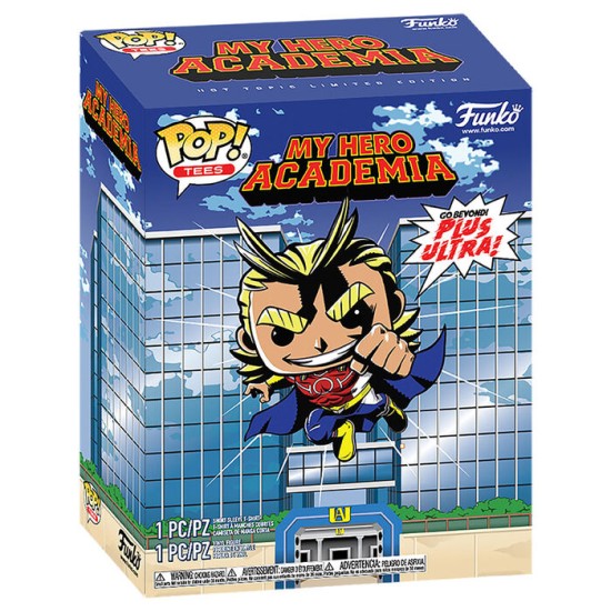 Funko POP! My Hero Academia T-Shirt (L-size) / Figure 9cm Set - All Might Exclusive - Komplekts T-krekls / figūriņa