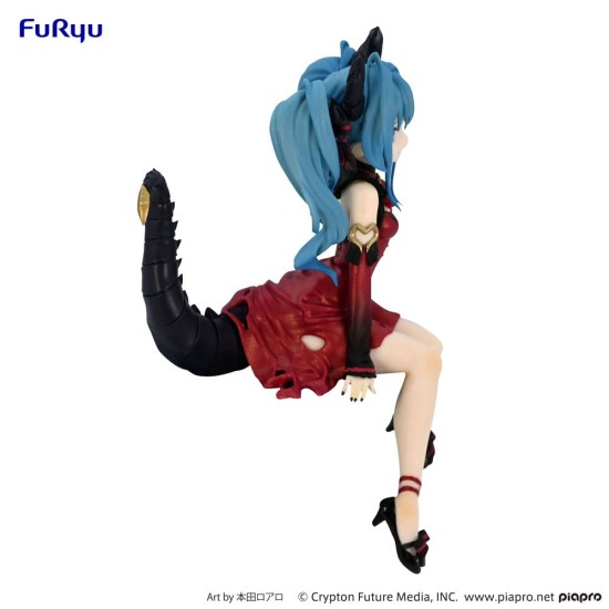 Furyu Hatsune Miku Noodle Stopper Ver. Red Color Figure 16cm - Hatsune Miku Villain - Plastmasas figūriņa