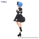 Furyu Re:Zero Starting Life in Another World Trio-Try-iT ver. Black Figure 21cm - Rem Girly Outfit - Plastmasas figūriņa