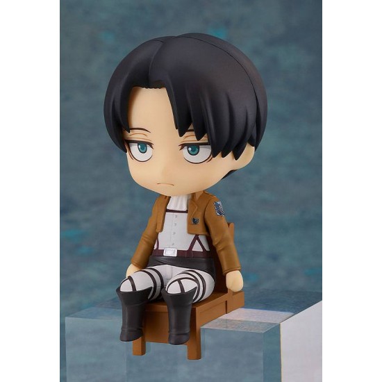 Good Smile Company Attack on Titan Nendoroid Swacchao Figure 10cm - Levi - Plastmasas figūriņa