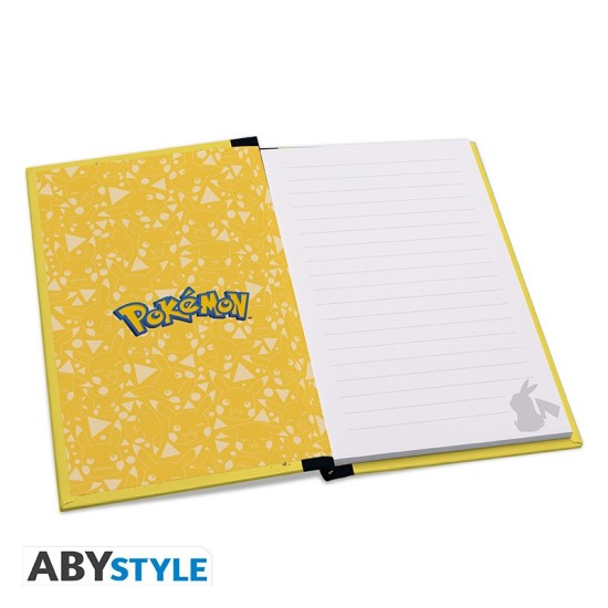 ABYstyle Pokemon Gift Set Mug 460ml / Large Glass 400ml / Notebook - Pikachu - Komplekts krūze / glāze / klade