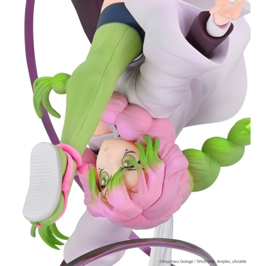 Taito Prize Demon Slayer Kimetsu no Yaiba Aerial Figure 23cm - Mitsuri Kanroji - Plastmasas figūriņa