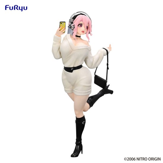 Furyu Super Sonico Trio-Try-iT Ver. Winter Memory Figure 21cm - Super Sonico - Plastmasas figūriņa