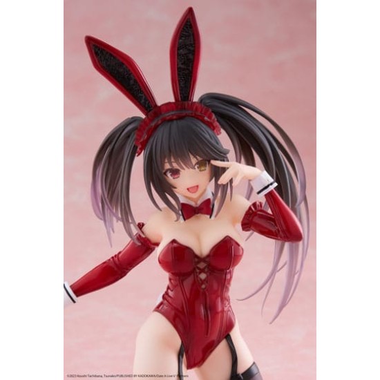 Taito Prize Date A Live Cute Ver. Bunny Figure 13cm - Kurumi Tokisaki - Пластмассовая фигурка