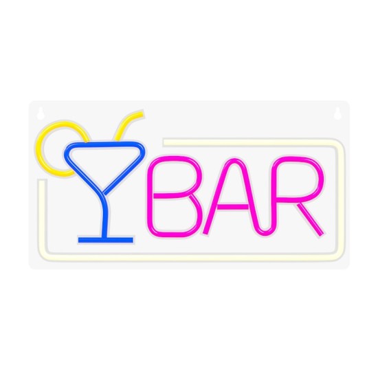 Forever Decorative Neon LED Light 42 x 22.5 x 2 cm (USB Plug) - Bar - Dekoratīva neona LED lampa