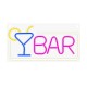 Forever Decorative Neon LED Light 42 x 22.5 x 2 cm (USB Plug) - Bar