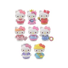 Yume Toys Hello Kitty Dress-Up Assorted Random Figure 7cm - Hello Kitty - Plastmasas figūriņa