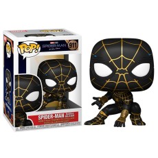 Funko POP! Marvel Spiderman No Way Home Figure 9cm - Spiderman Black & Gold Suit (911) - Виниловая фигурка