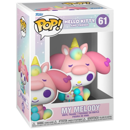 Funko POP! Hello Kitty Sanrio Figure 9cm - My Melody (61) - Vinila figūriņa