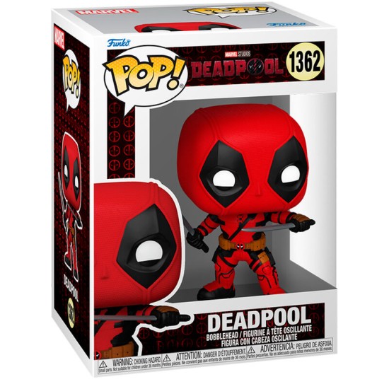 Funko POP! Marvel Deadpool Figure 9cm - Deadpool (1362) - Vinila figūriņa