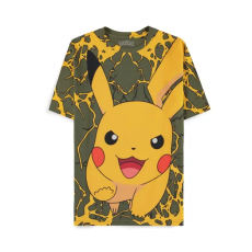 Difuzed Pokemon Pikachu Lightning Short Sleeved T-shirt - S size - Men's cotton T-shirt