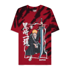 Difuzed Bleach Ichigo Red Short Sleeved T-shirt - M size / Red - Men's cotton T-shirt