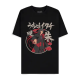 Difuzed Naruto Shippuden Akatsuki Itachi Short Sleeved T-shirt - S izmērs / Melns - Vīriešu kokvilnas T-krekls