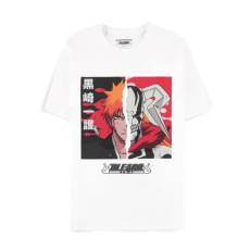 Difuzed Bleach Ichigo Vasto Lorde Short Sleeved T-shirt - M size / White - Men's cotton T-shirt