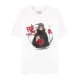 Difuzed Naruto Shippuden Itachi Uchiha Short Sleeved T-shirt - M izmērs / Balts - Vīriešu kokvilnas T-krekls