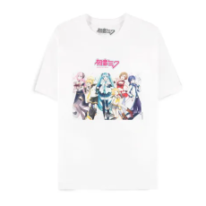 Difuzed Hatsune Miku Colourful Stage Short Sleeved T-shirt - M size / White - Women's cotton T-shirt