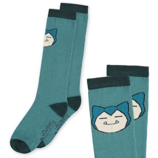 Difuzed Pokemon Snorlax Socks (1 Pack) Size 39-42 - Garās zeķes 1 pāris